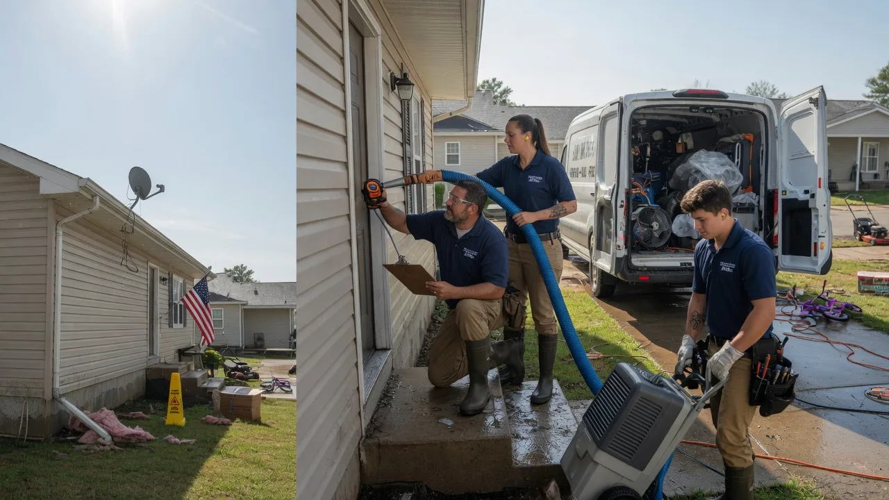 Ceiling Water Damage Restoration in Auburn, WY near me
